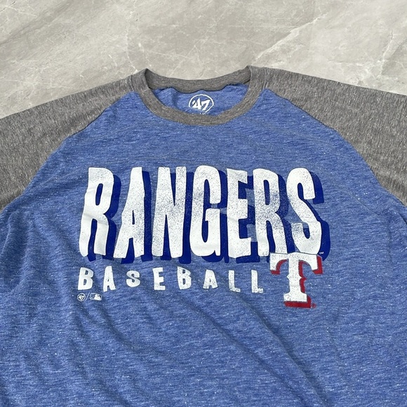 Women's ‘47 MLB Texas Rangers Baseball Short Sleeve Shirt Large - Picture 2 of 15